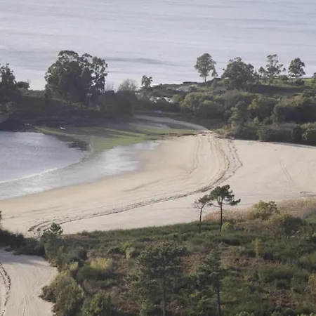 Apartamento De Una En Rianxo, Con Magnificas Vistas Al Mar, Terraz... Lägenhet *